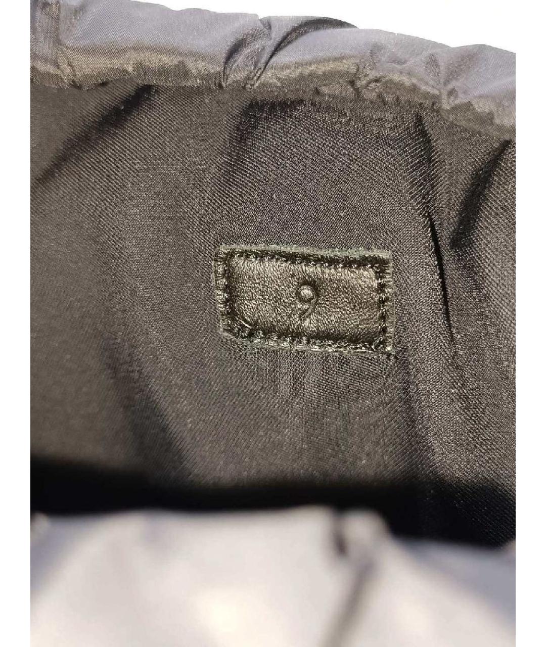 GUCCI Черные высокие ботинки из искусственной кожи, фото 8