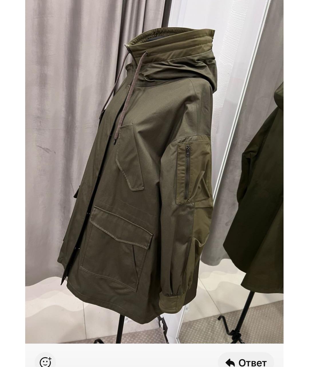 HERNO Зеленая парка, фото 4