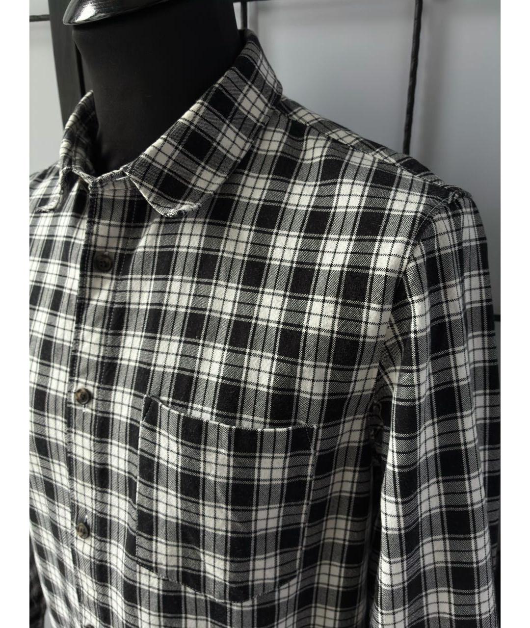A.P.C. Черная хлопковая кэжуал рубашка, фото 4