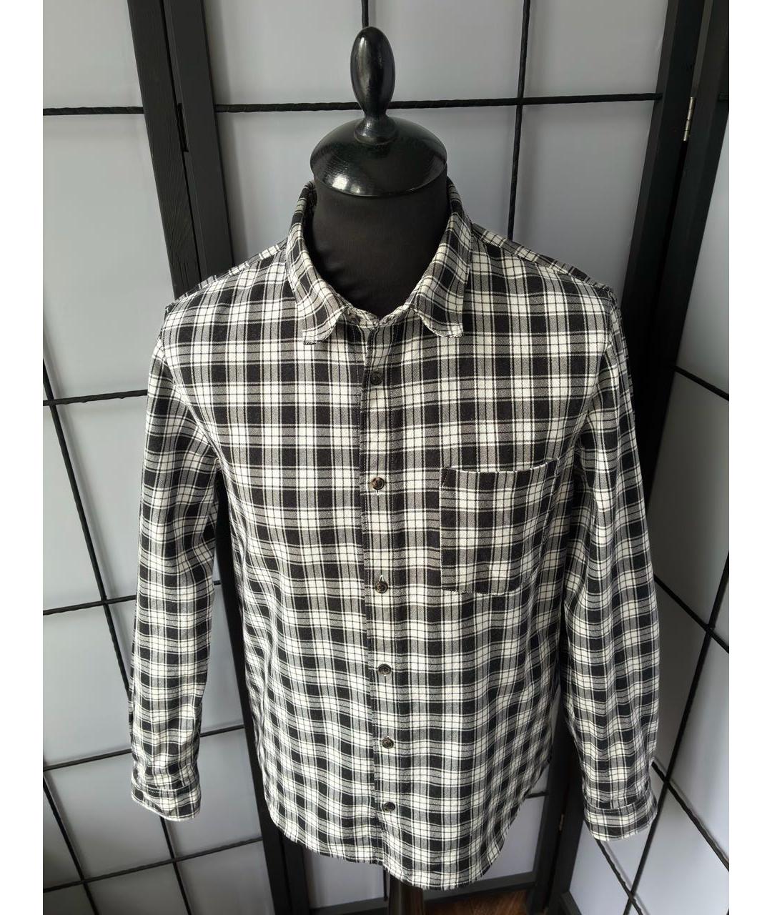 A.P.C. Черная хлопковая кэжуал рубашка, фото 3