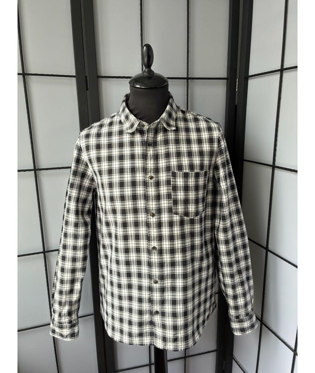 A.P.C. Черная хлопковая кэжуал рубашка, фото 8