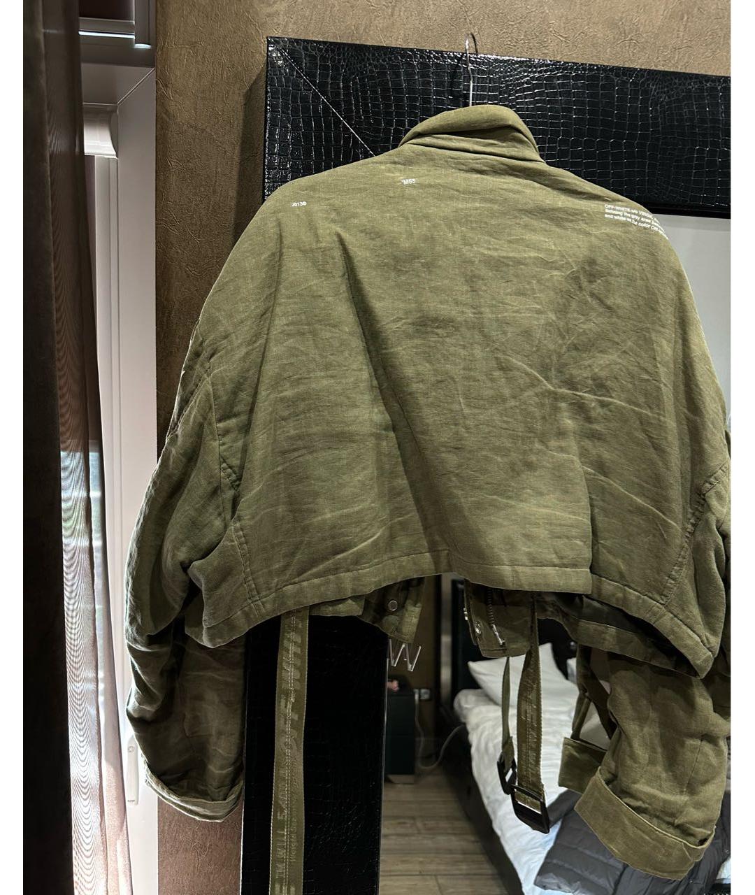 OFF-WHITE Хаки куртка, фото 2
