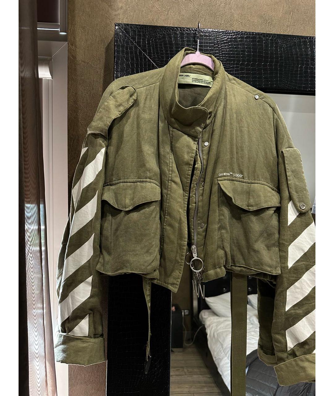 OFF-WHITE Хаки куртка, фото 5