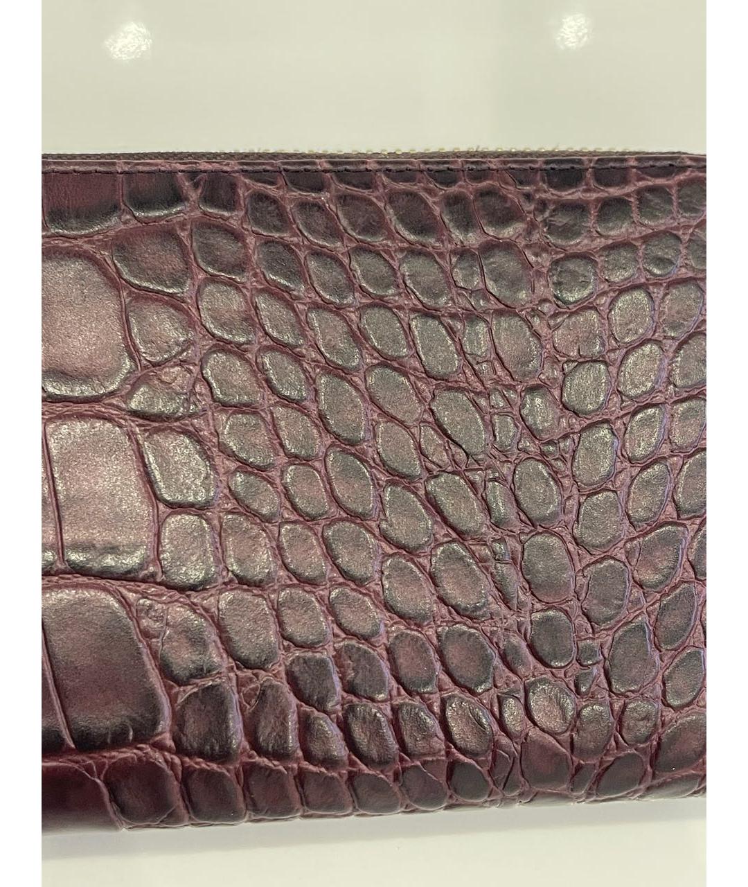 FURLA Бордовый кожаный кошелек, фото 3