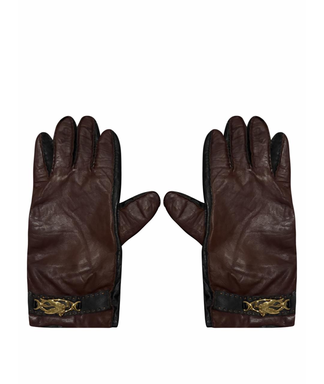 ETRO Кожаные перчатки, фото 1