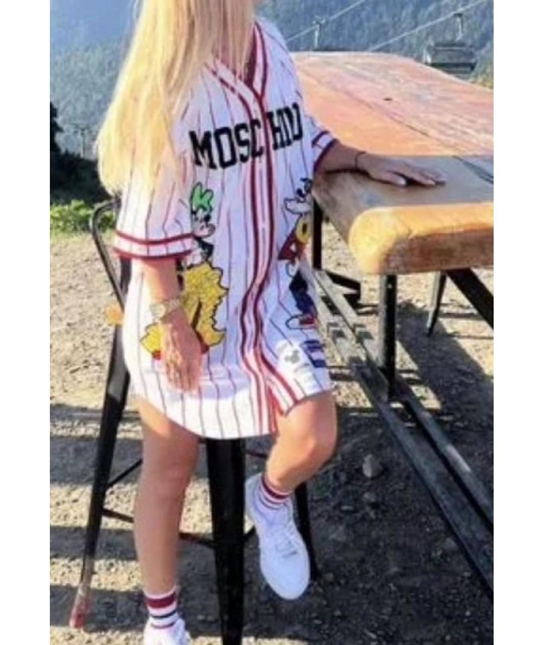 MOSCHINO Хлопковое повседневное платье, фото 5