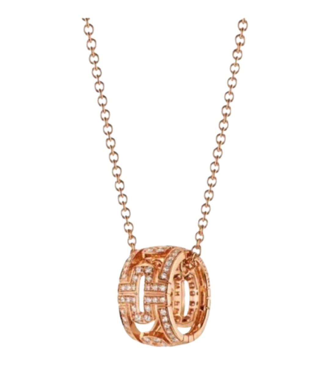 BVLGARI Золотая подвеска из розового золота, фото 1