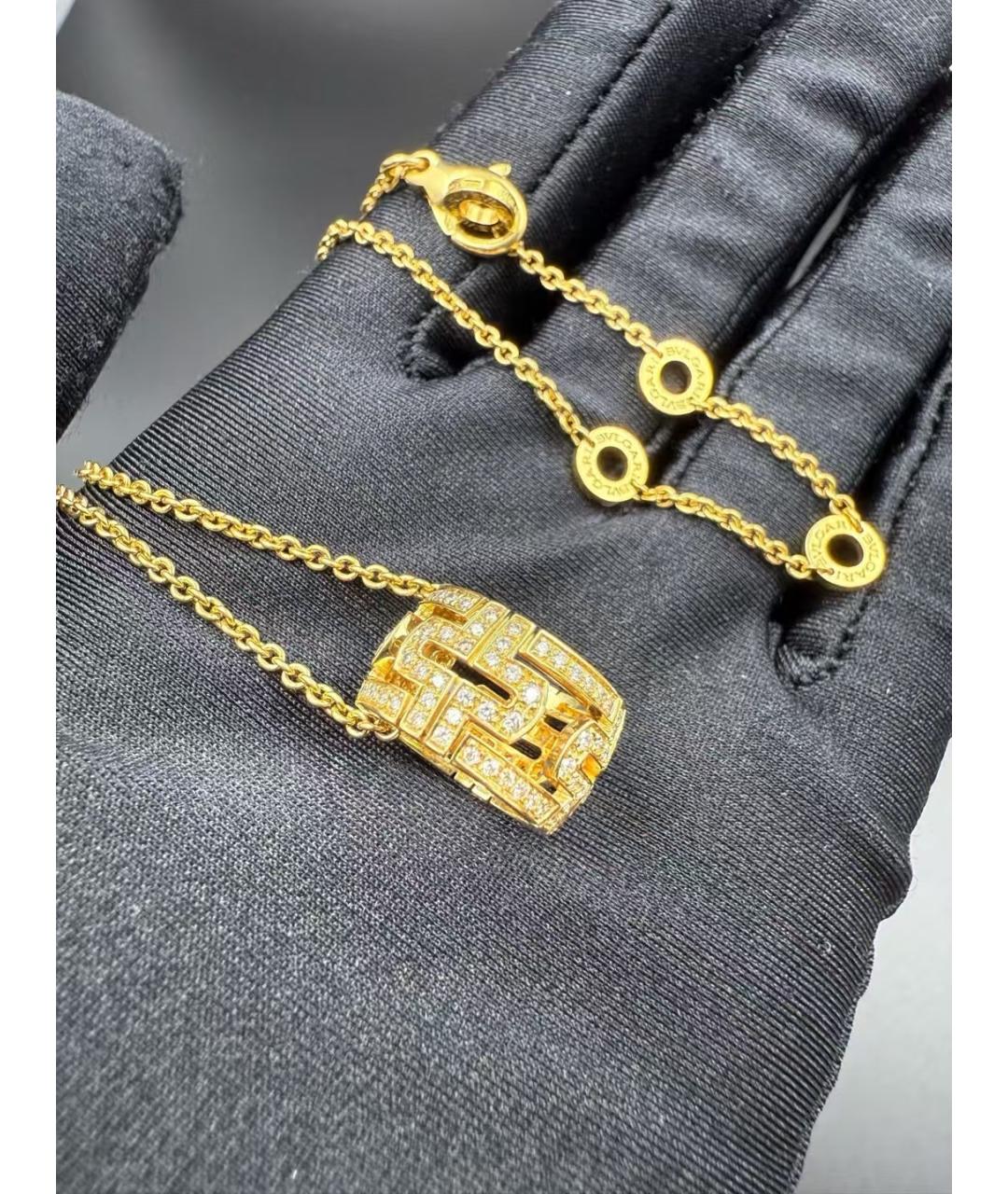 BVLGARI Золотая подвеска из розового золота, фото 5