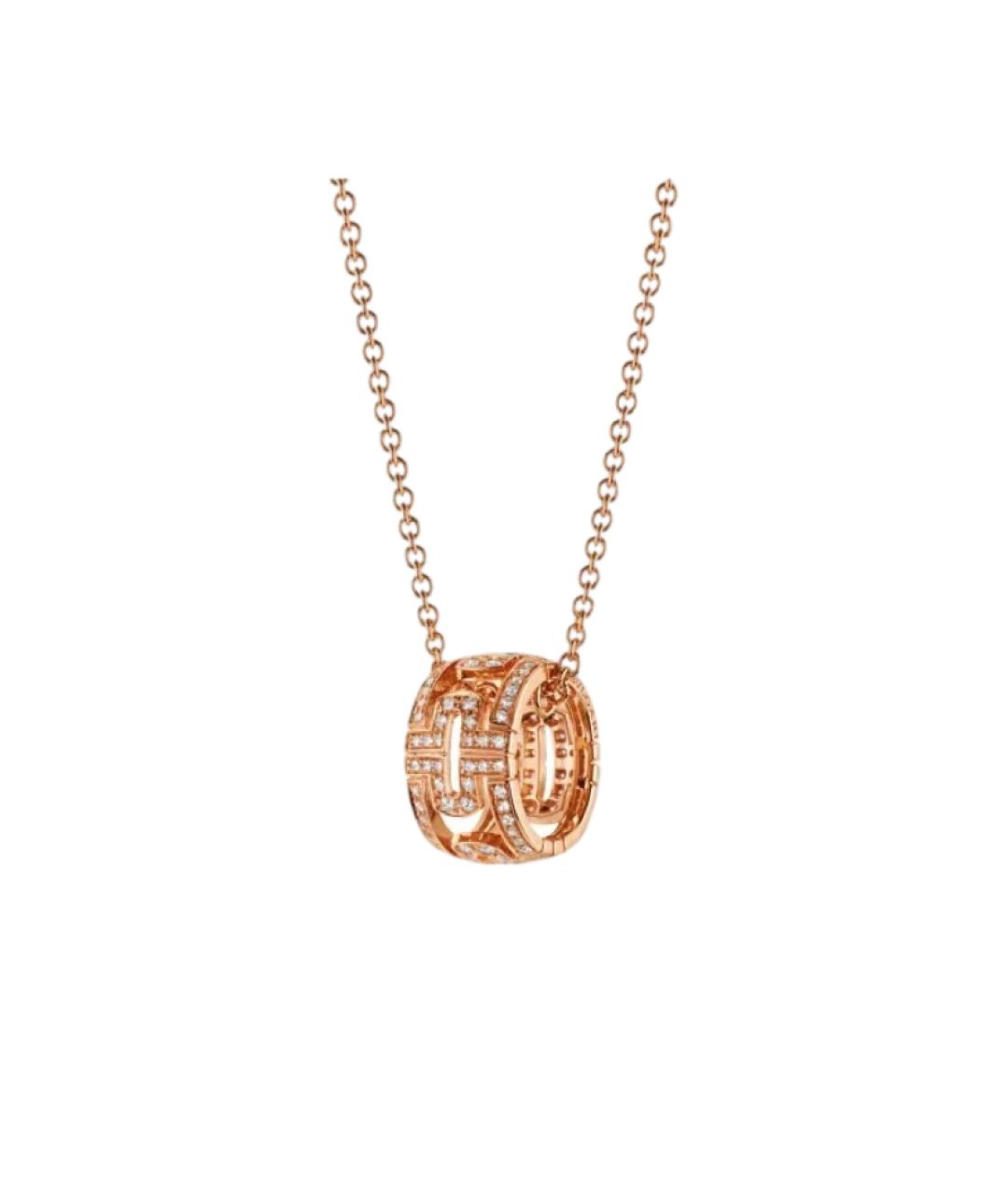 BVLGARI Золотая подвеска из розового золота, фото 6