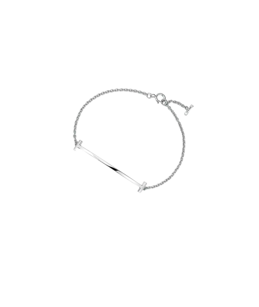TIFFANY&CO Серебряный браслет из белого золота, фото 6
