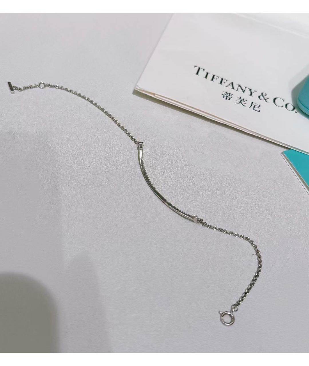 TIFFANY&CO Серебряный браслет из белого золота, фото 2