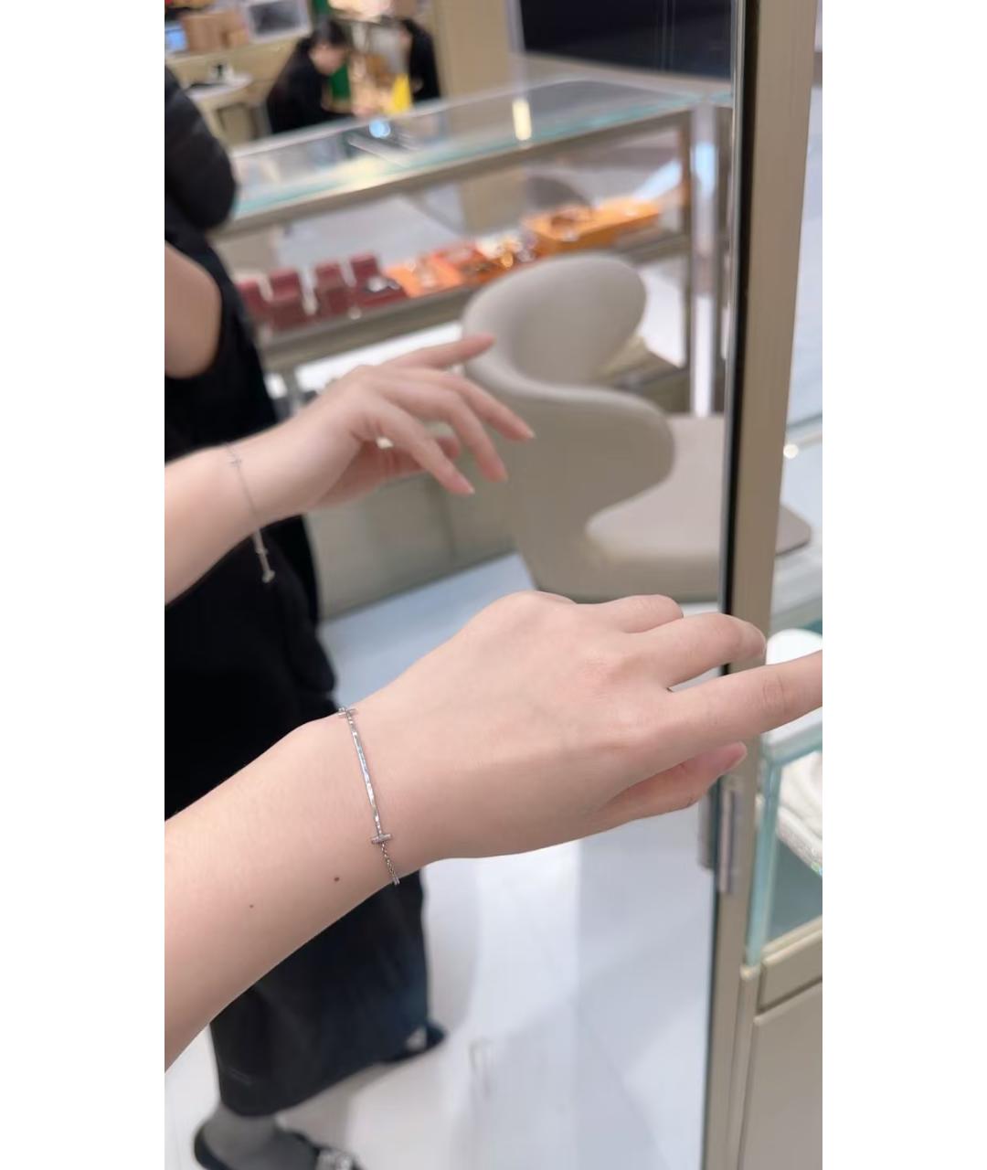 TIFFANY&CO Серебряный браслет из белого золота, фото 5