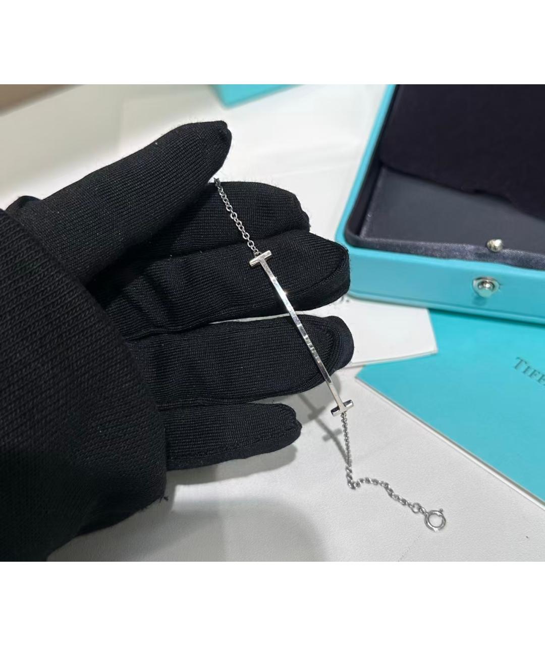 TIFFANY&CO Серебряный браслет из белого золота, фото 4
