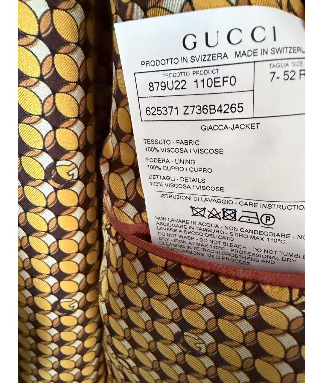GUCCI Темно-синий классический костюм, фото 7