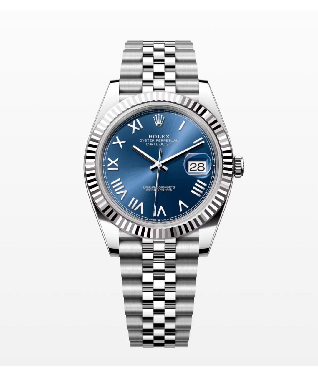 ROLEX Серебряные часы из белого золота, фото 2