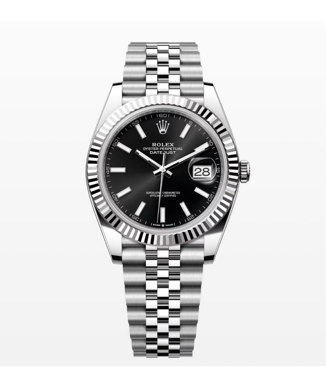 ROLEX Серебряные часы из белого золота, фото 2