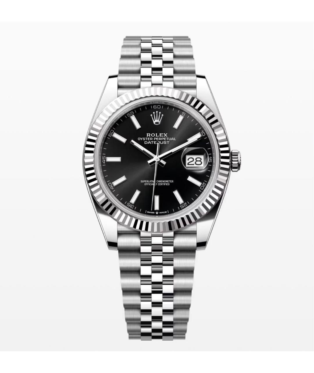 ROLEX Серебряные часы из белого золота, фото 3