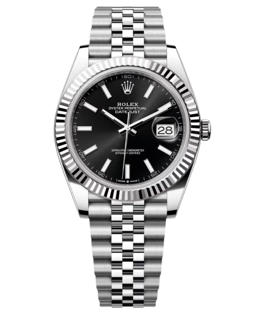 ROLEX Серебряные часы из белого золота, фото 1