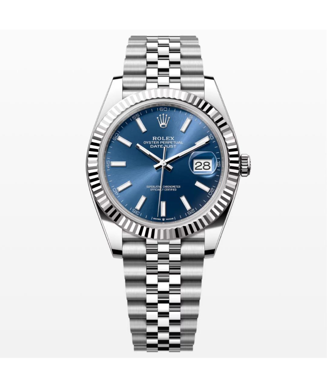 ROLEX Серебряные часы из белого золота, фото 3