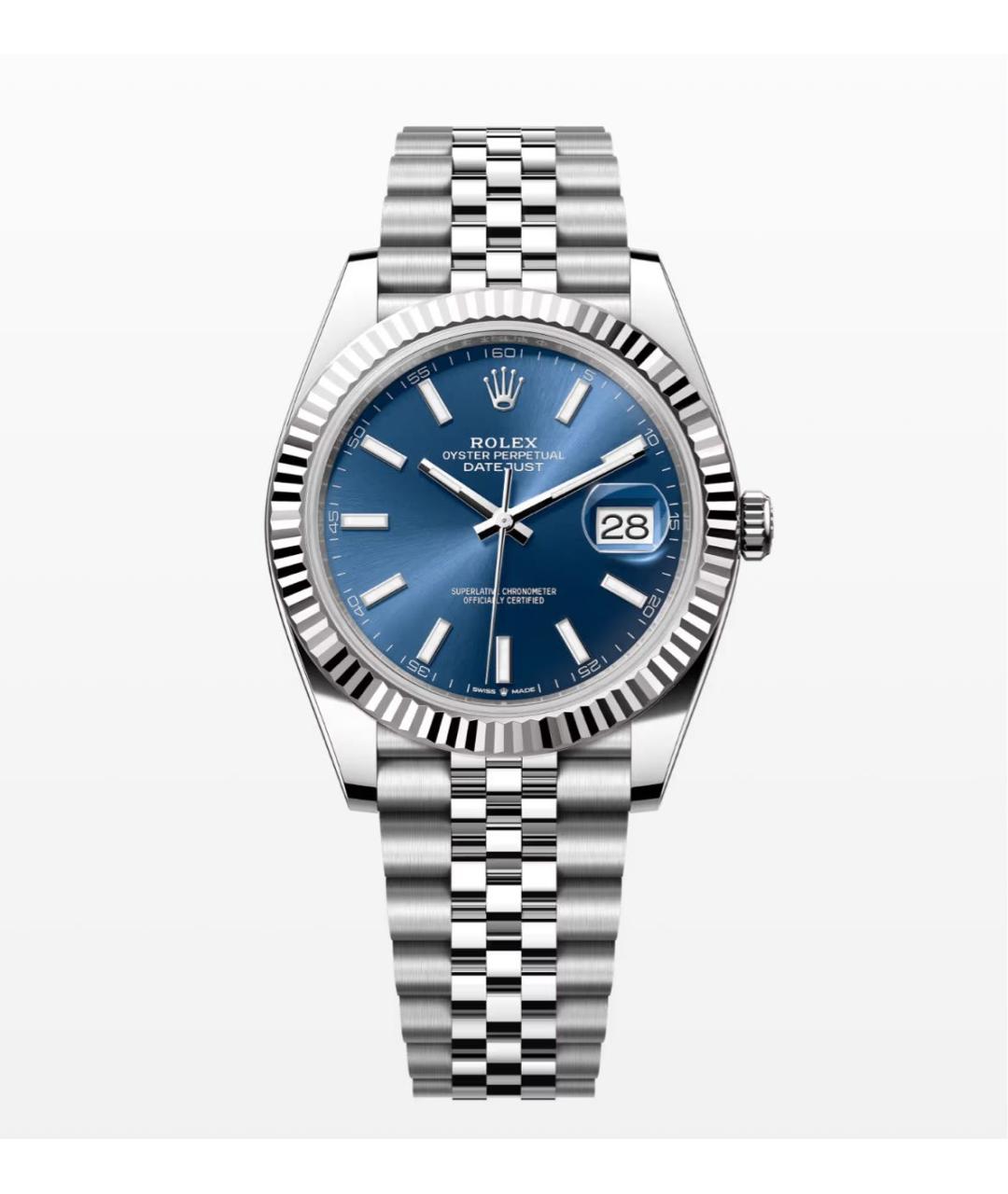 ROLEX Серебряные часы из белого золота, фото 2