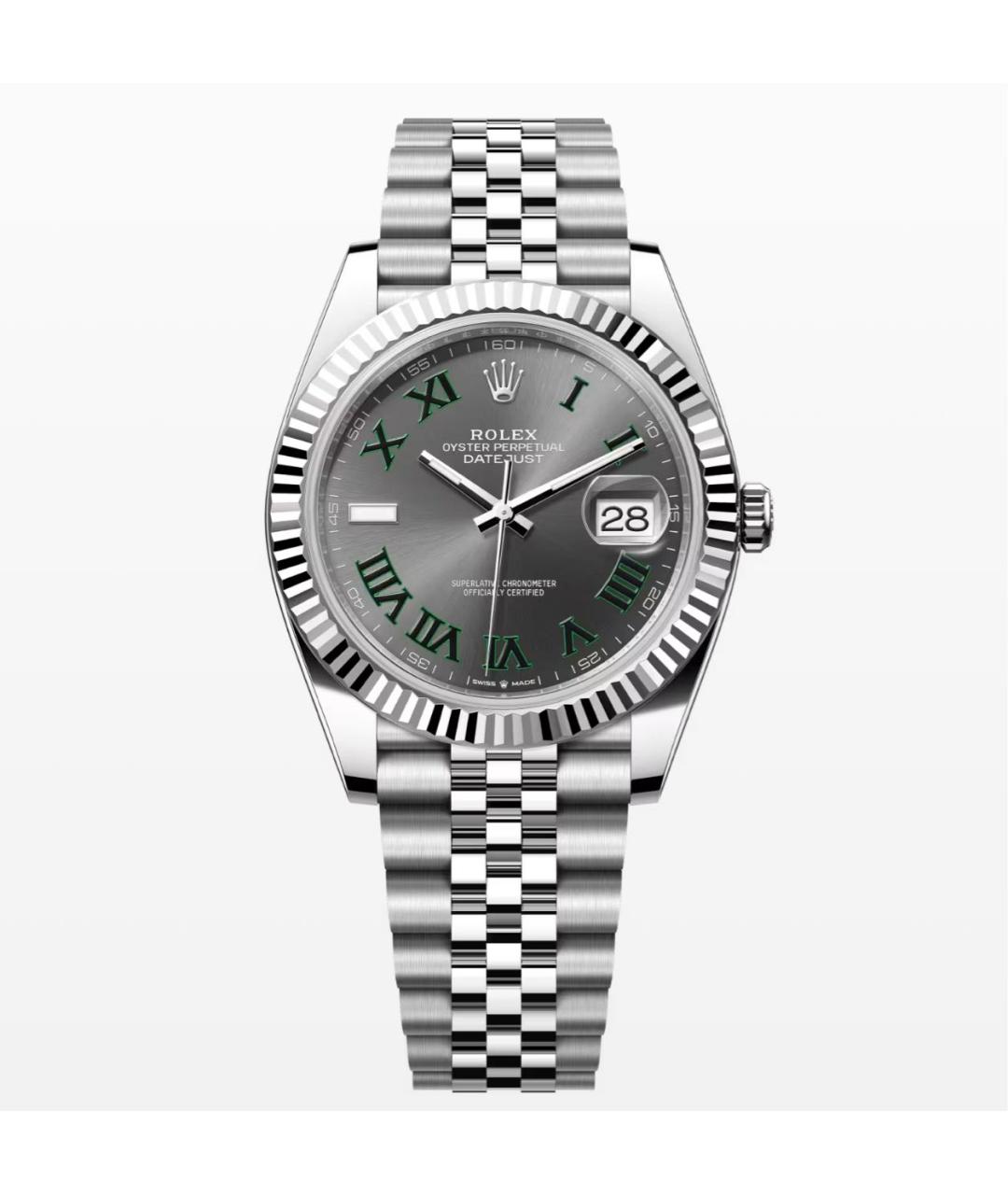 ROLEX Серебряные часы из белого золота, фото 2