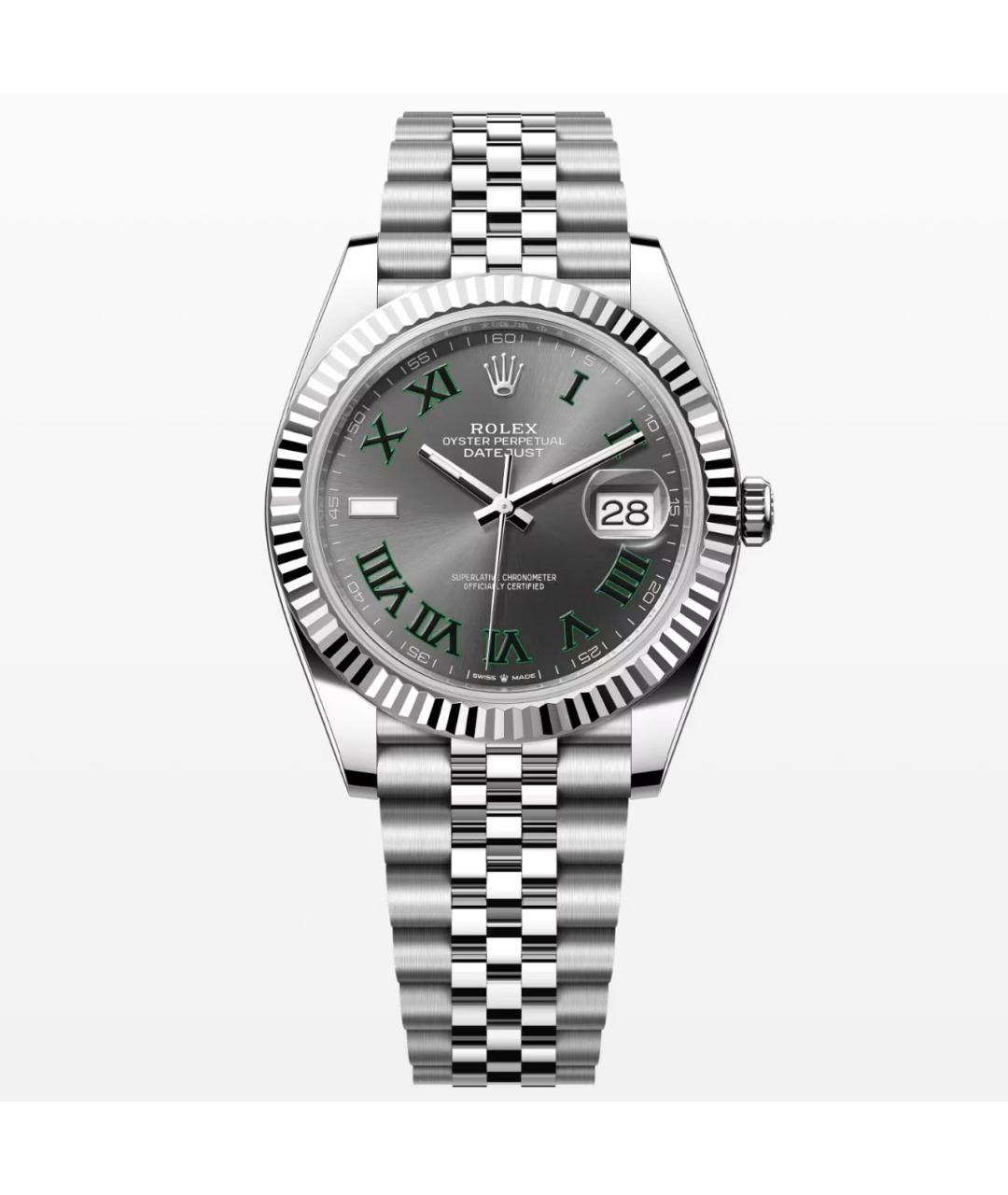 ROLEX Серебряные часы из белого золота, фото 3