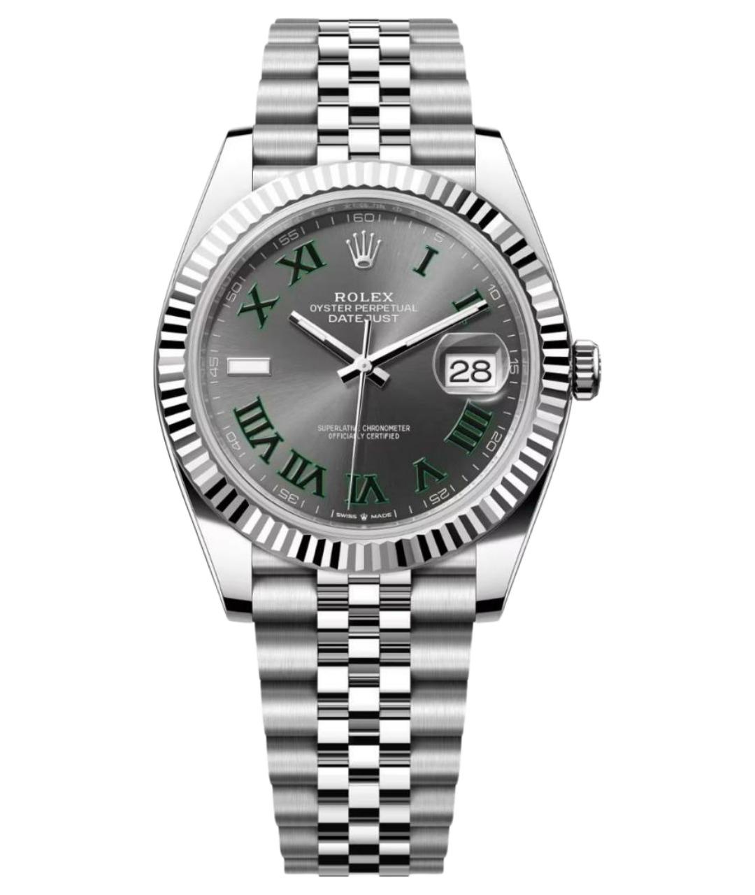 ROLEX Серебряные часы из белого золота, фото 1