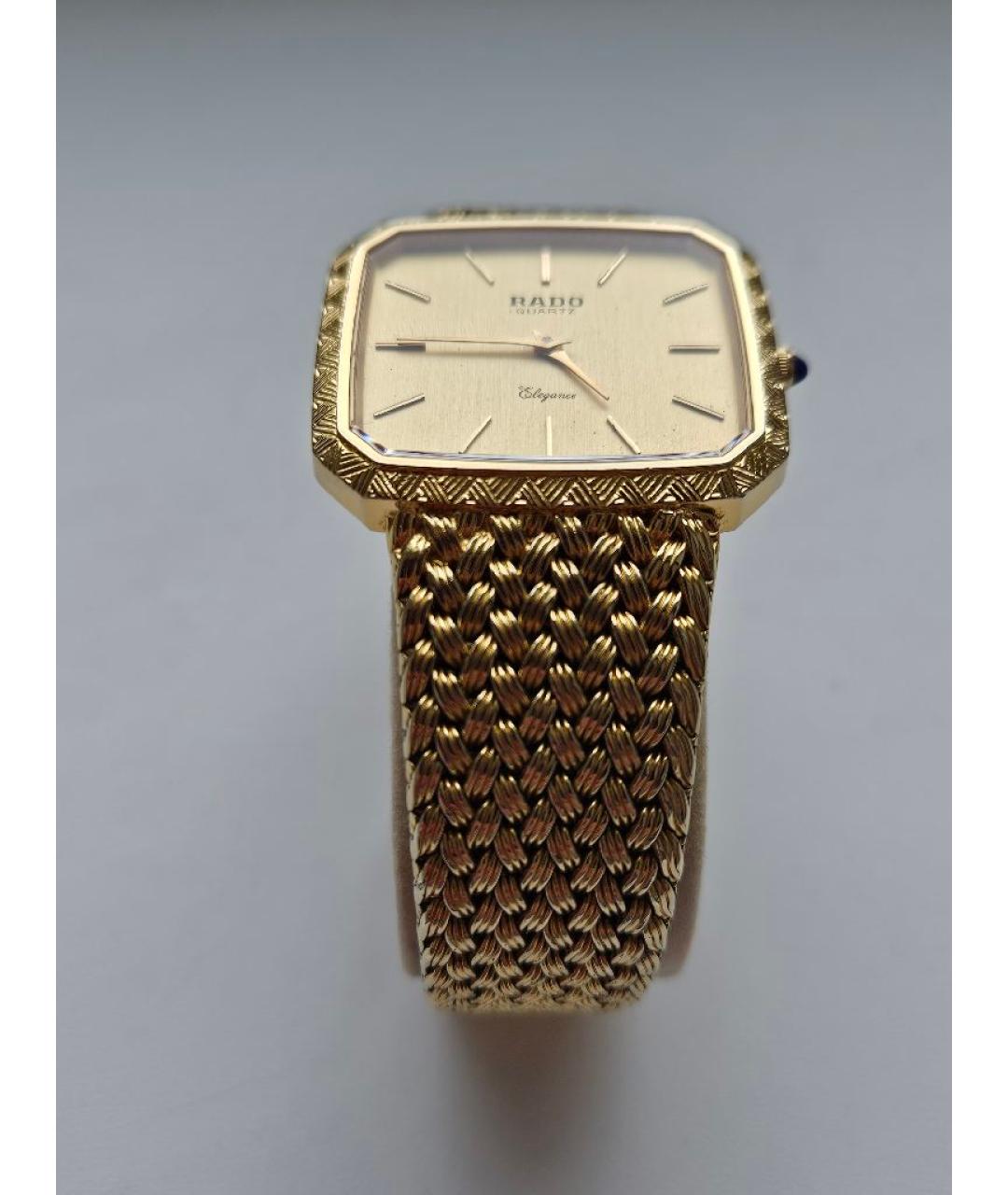 RADO Золотые позолоченные часы, фото 6