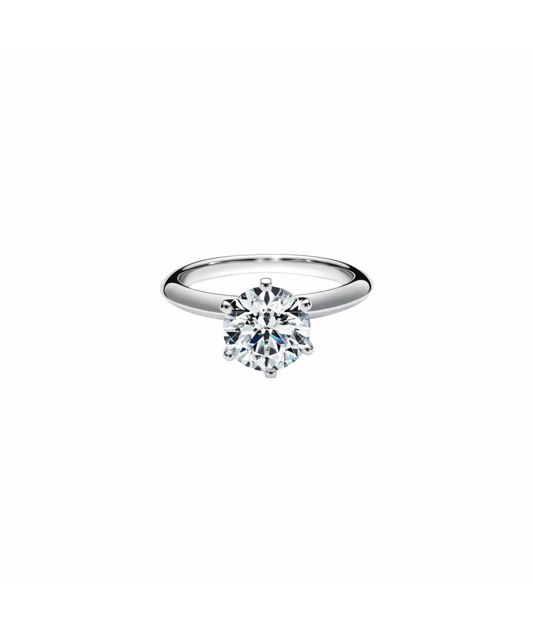 TIFFANY&CO Белое платиновое кольцо, фото 1