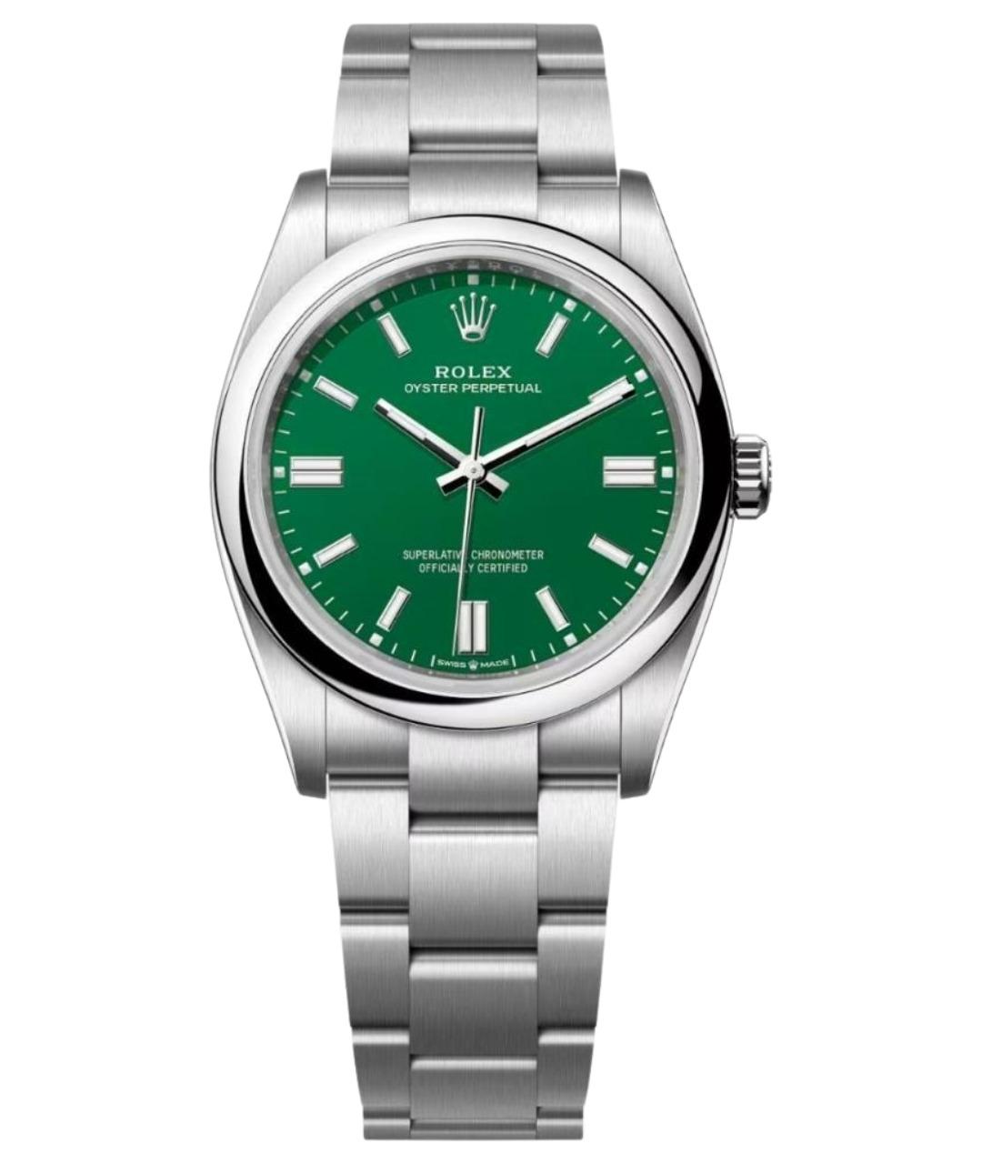 ROLEX Серебряные часы, фото 1
