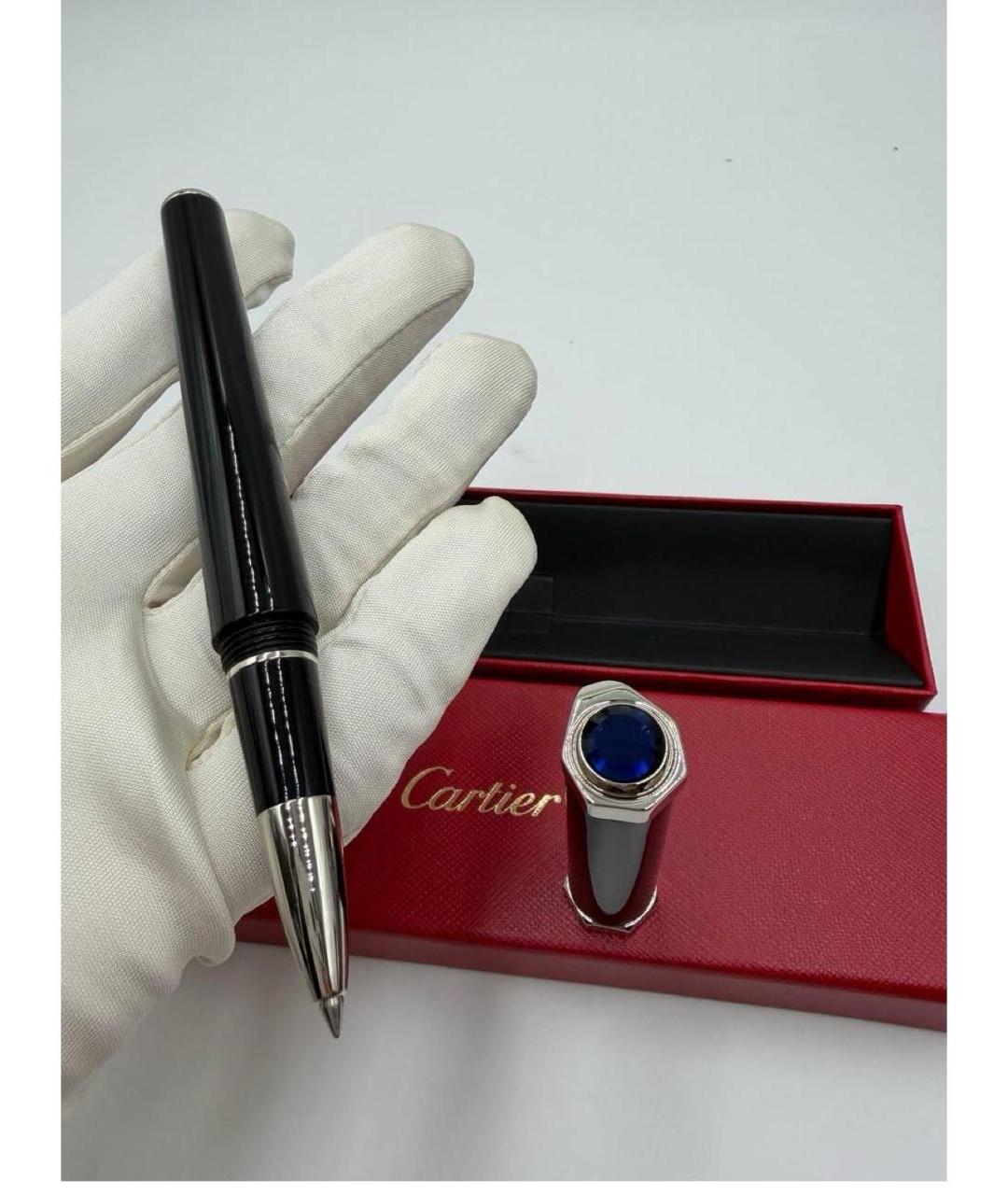 CARTIER Черная шариковая ручка, фото 4