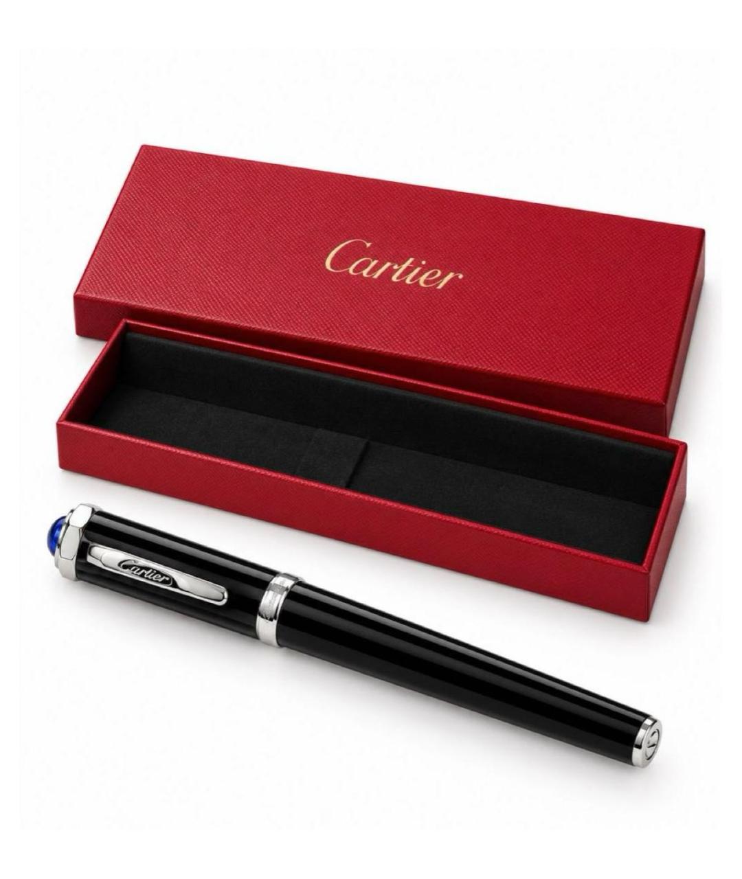 CARTIER Черная шариковая ручка, фото 9