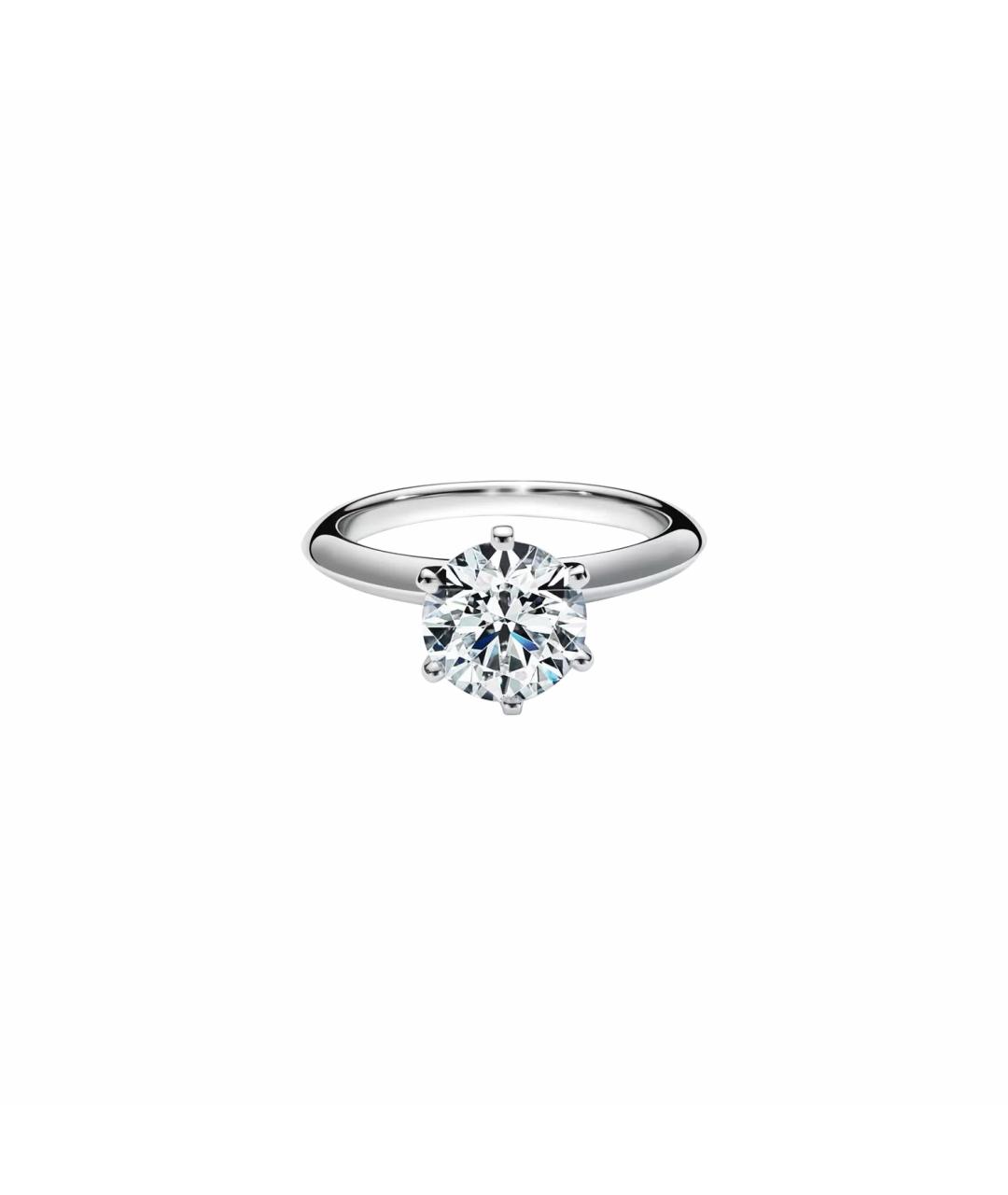 TIFFANY&CO Белое платиновое кольцо, фото 1