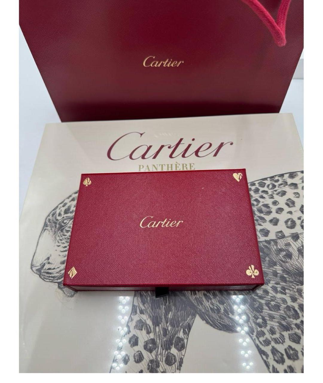 CARTIER Бордовый кардхолдер, фото 2
