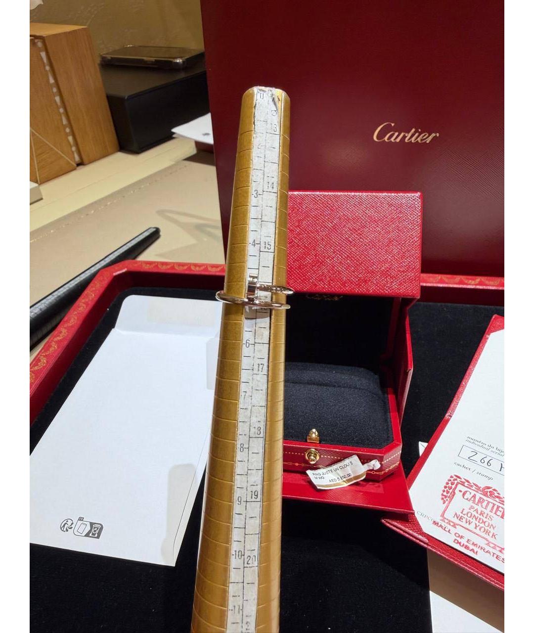 CARTIER Серебряное кольцо из белого золота, фото 6
