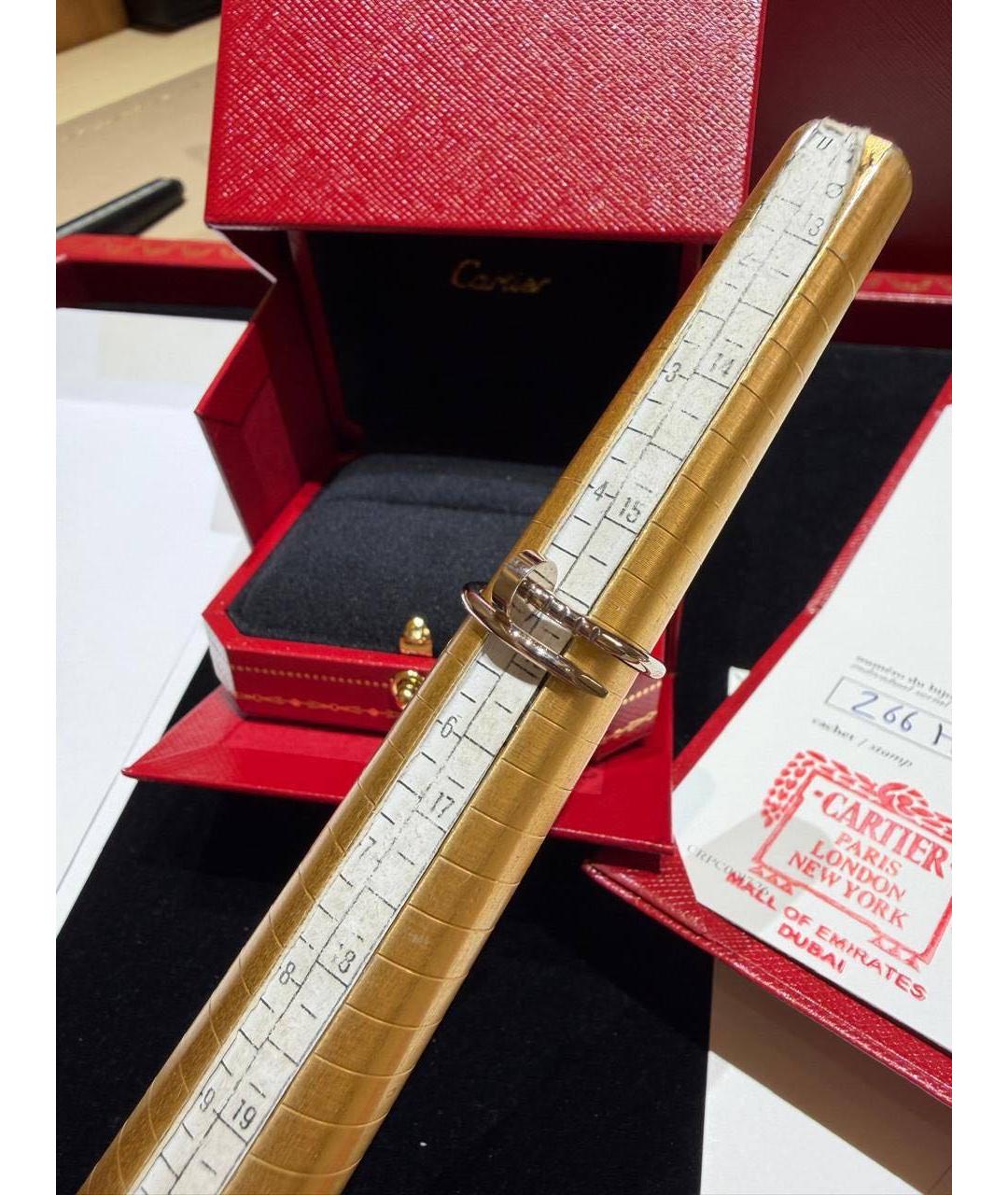 CARTIER Серебряное кольцо из белого золота, фото 5