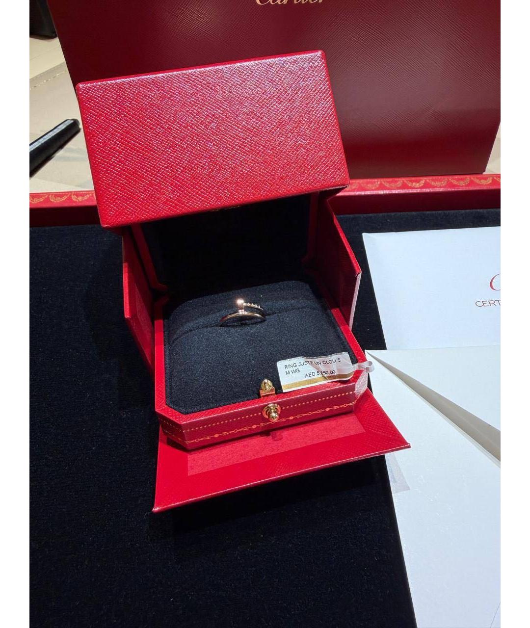 CARTIER Серебряное кольцо из белого золота, фото 7