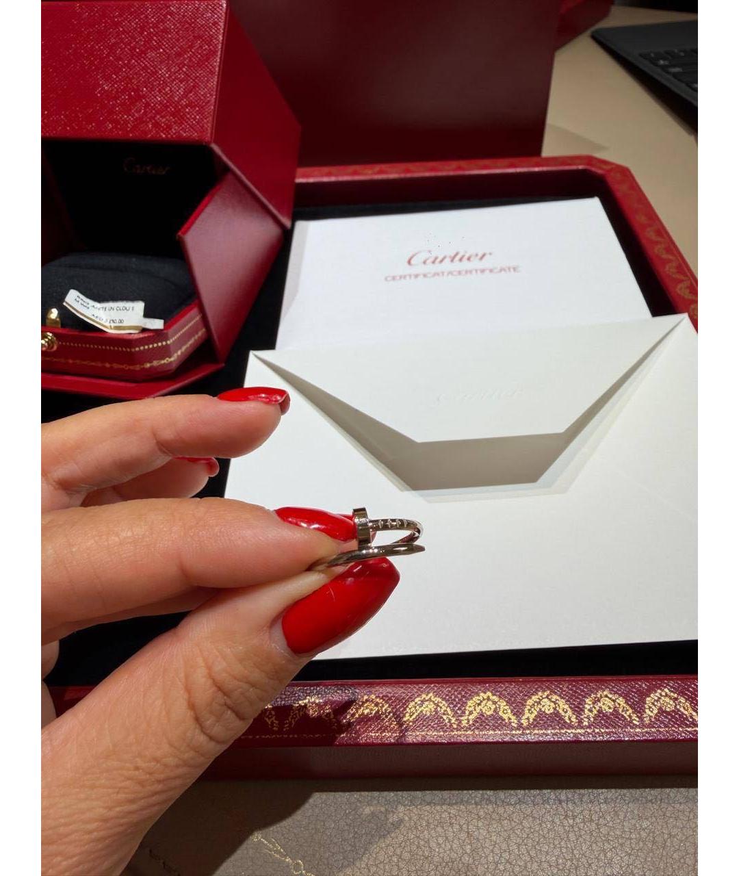 CARTIER Серебряное кольцо из белого золота, фото 3