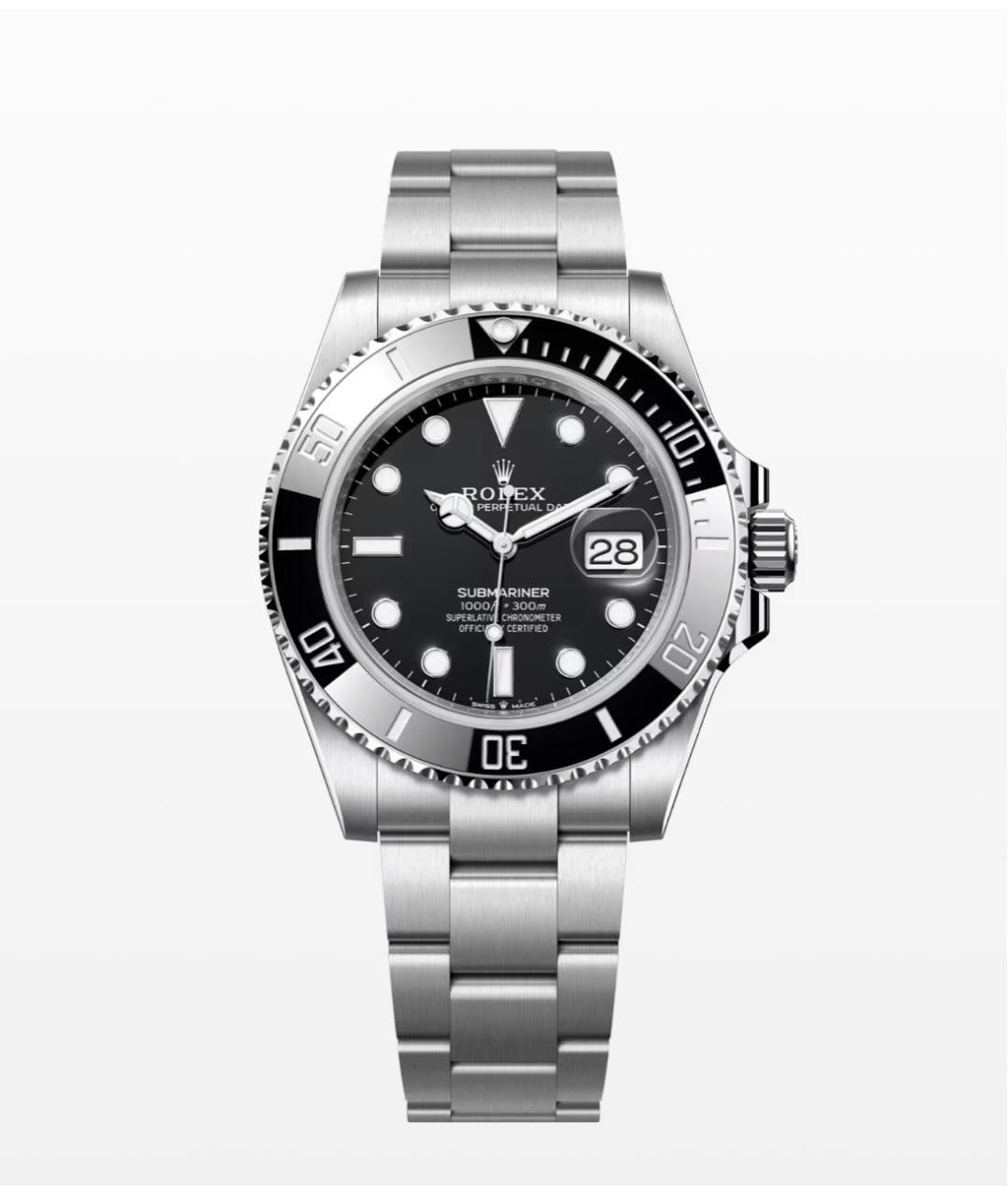 ROLEX Серебряные металлические часы, фото 2