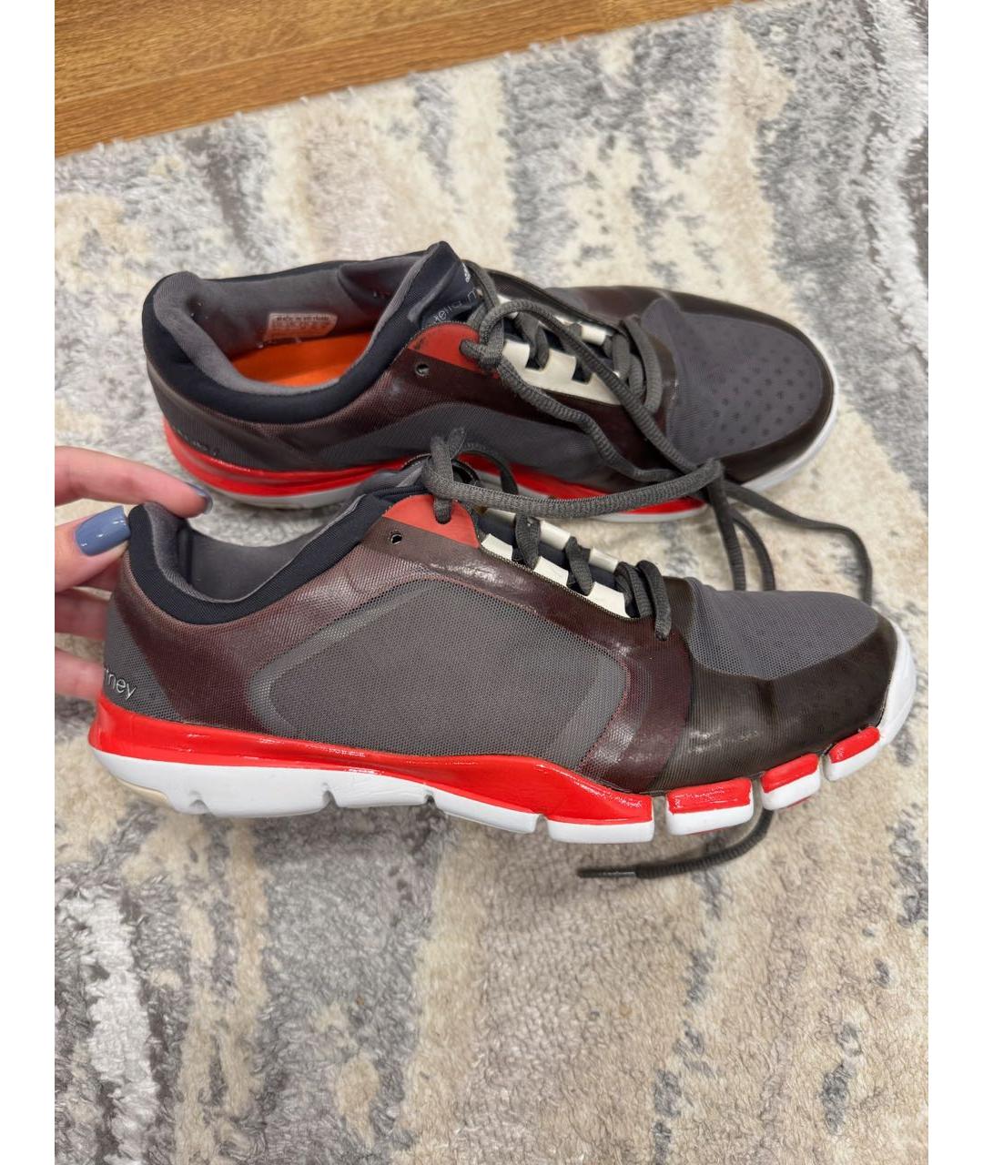 ADIDAS BY STELLA MCCARTNEY Красные текстильные кроссовки, фото 6