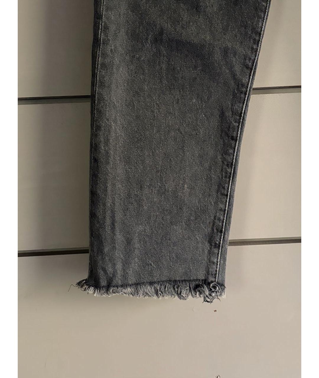 LEVI'S Антрацитовые хлопковые прямые джинсы, фото 6