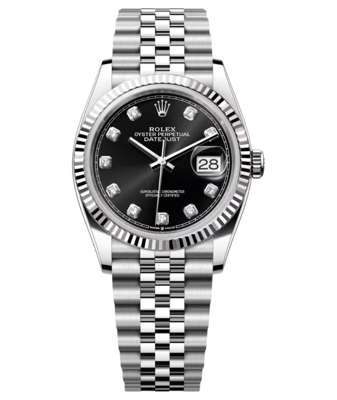ROLEX Серебряные часы из белого золота, фото 1