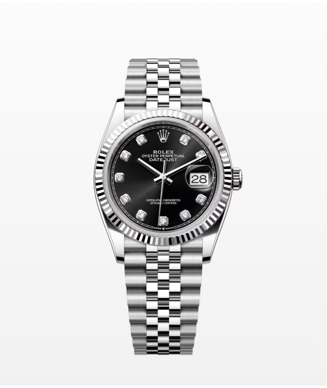 ROLEX Серебряные часы из белого золота, фото 2