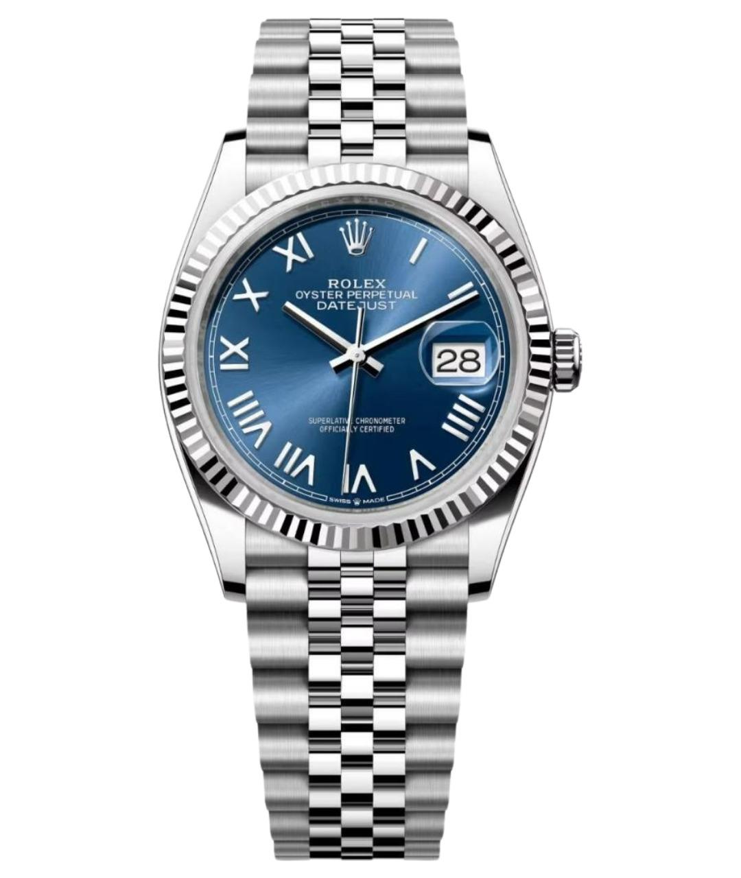 ROLEX Серебряные часы из белого золота, фото 1