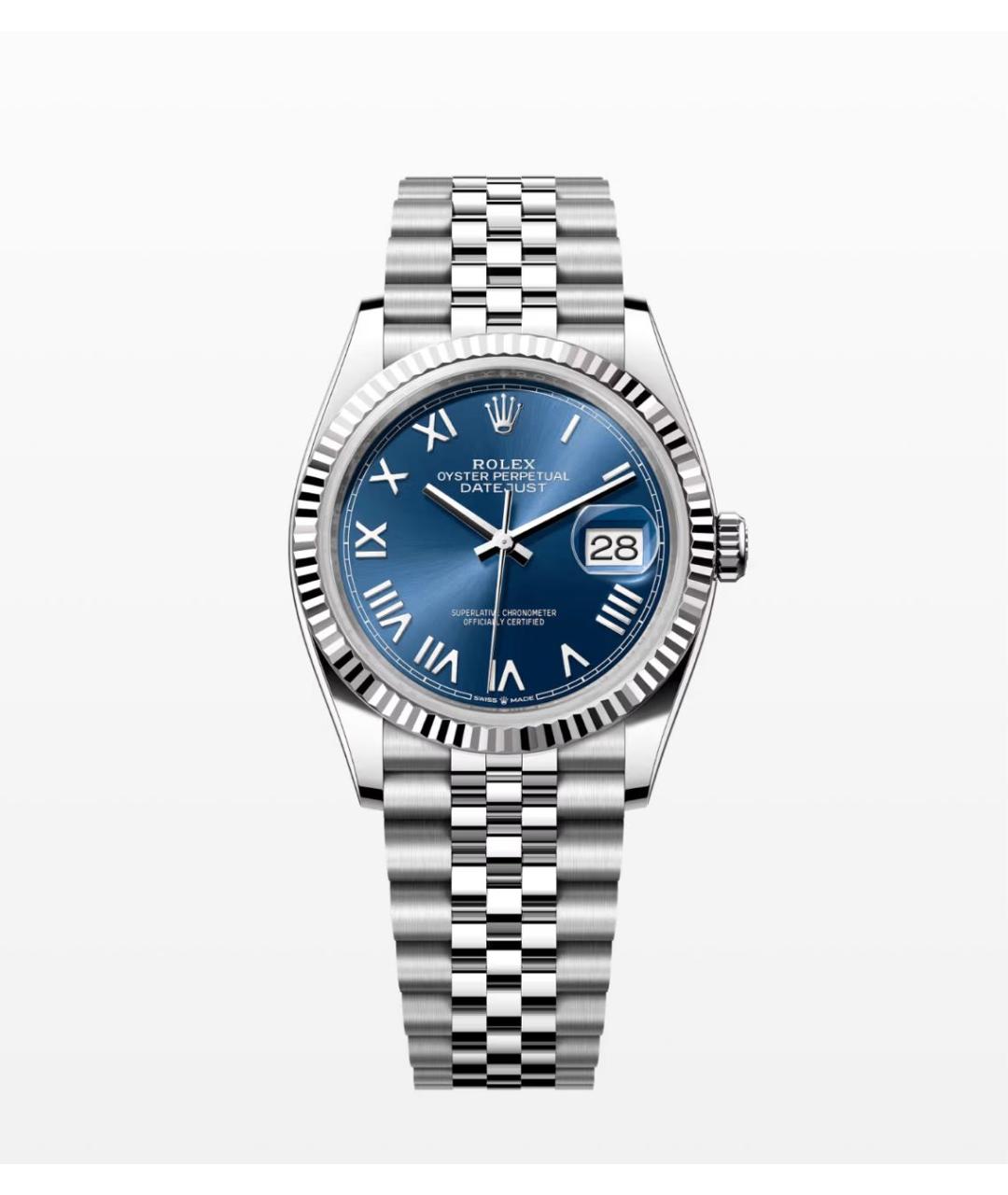 ROLEX Серебряные часы из белого золота, фото 2