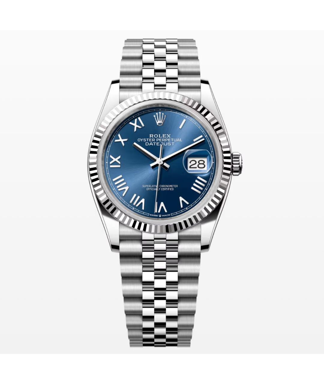 ROLEX Серебряные часы из белого золота, фото 3