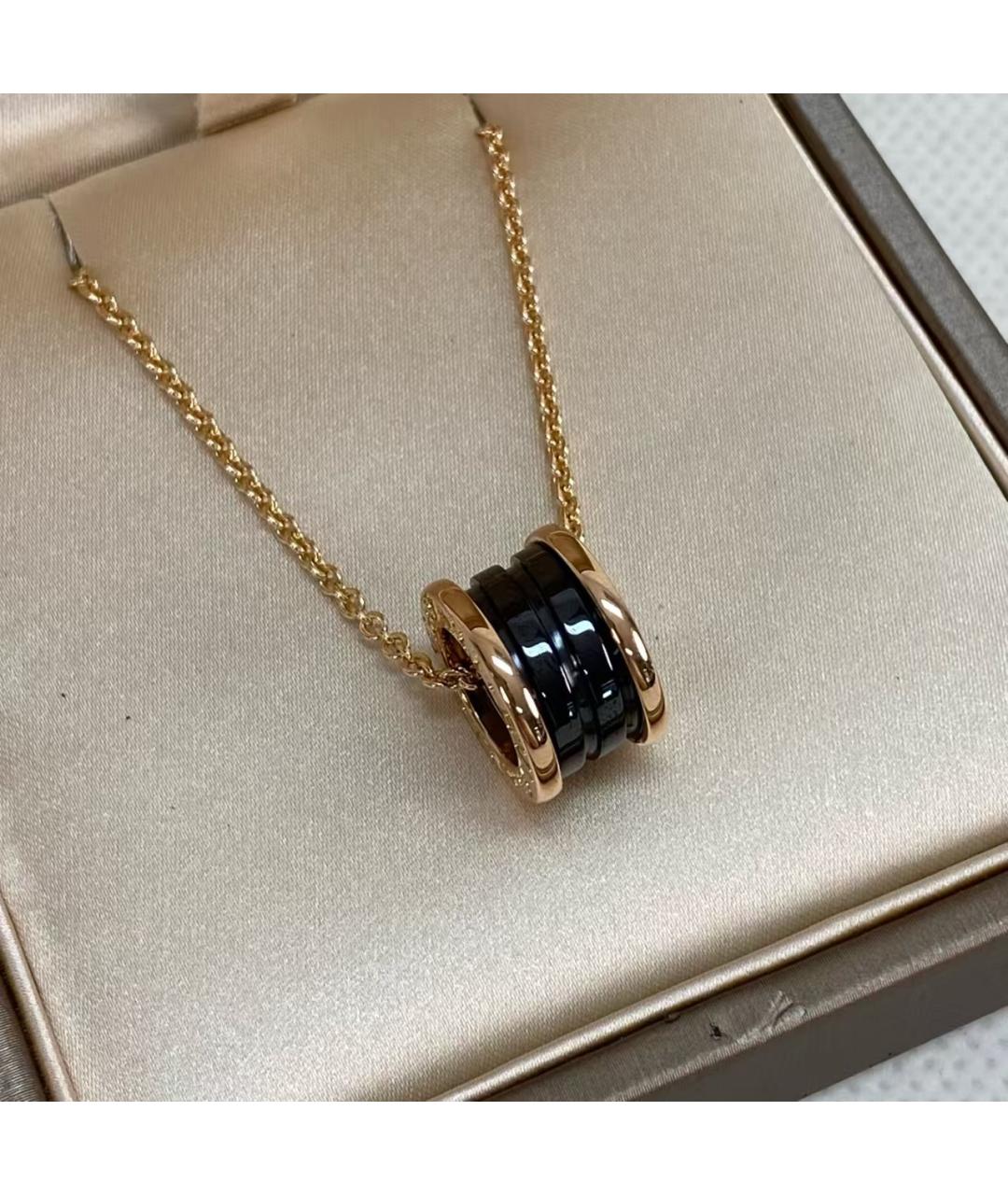 BVLGARI Золотая подвеска из розового золота, фото 3