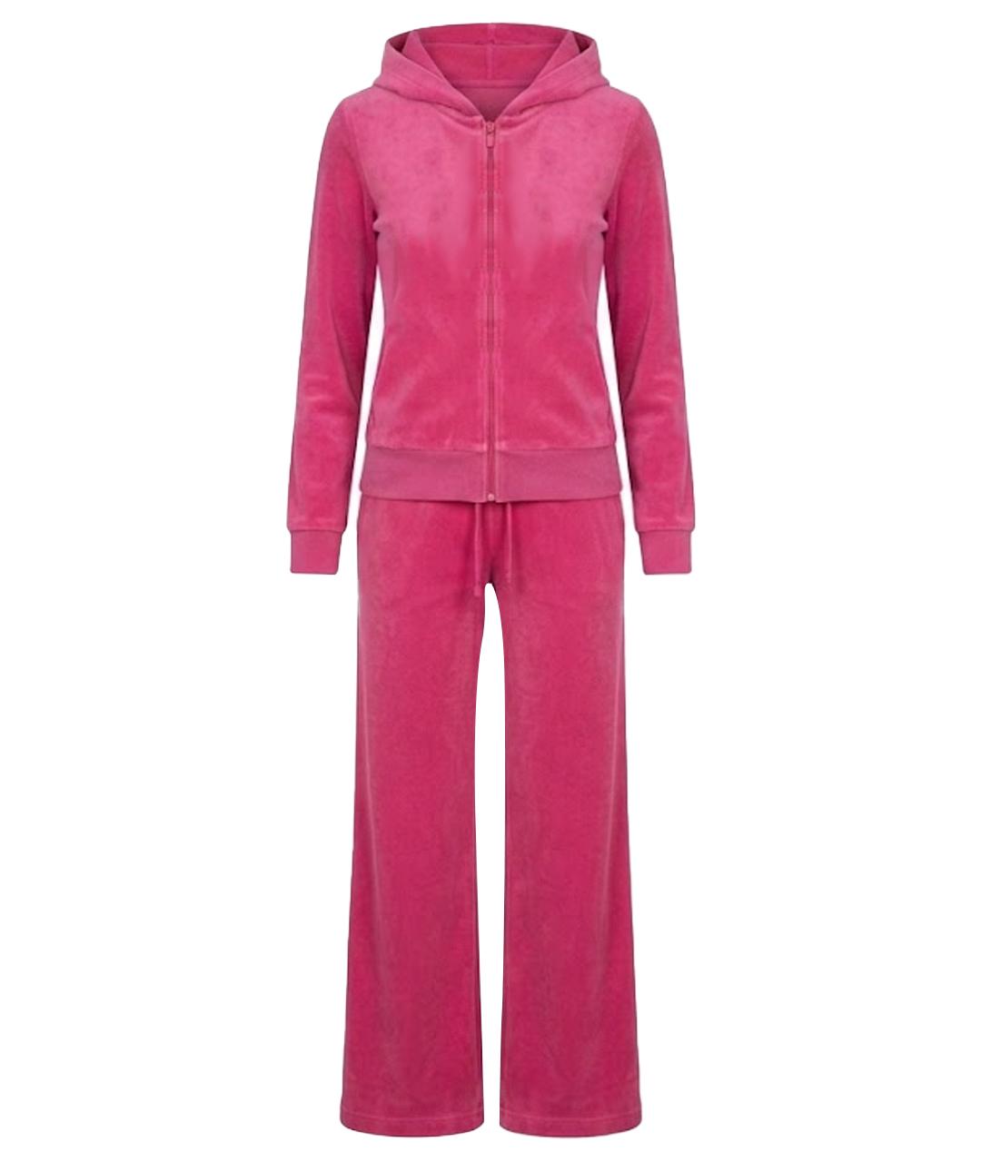 BALENCIAGA Розовый бархатный костюм с брюками, фото 1