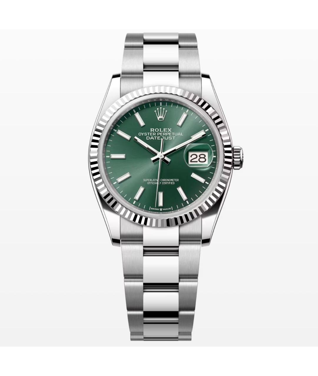 ROLEX Серебряные часы из белого золота, фото 3