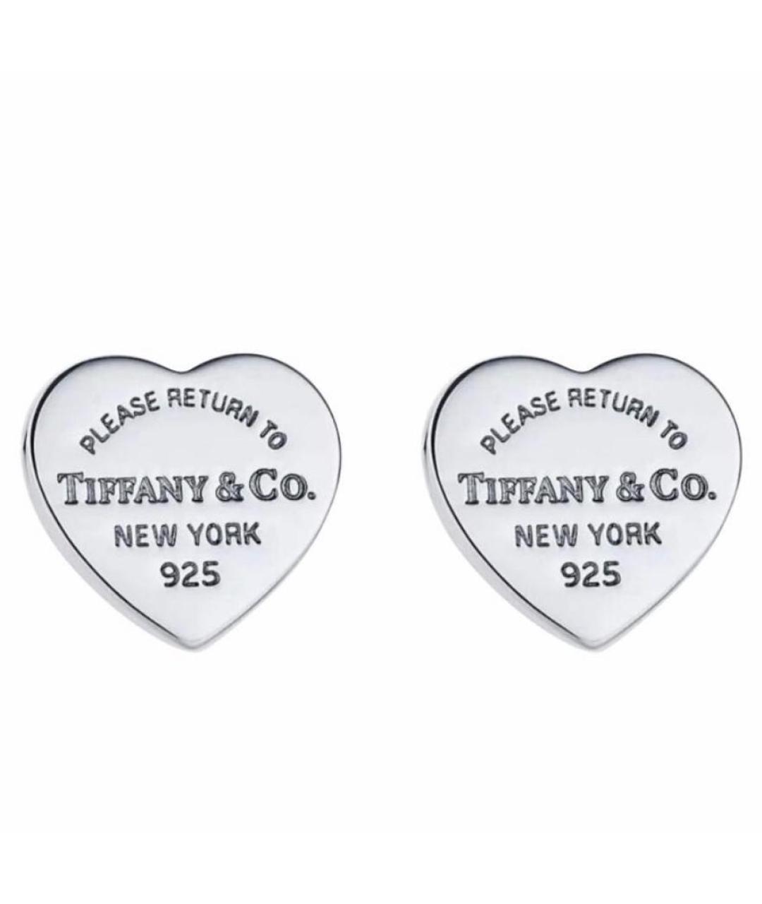 TIFFANY&CO Серебряные серебряные серьги, фото 9